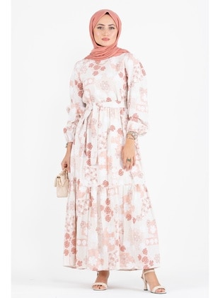 Dusty Rose - Modest Dress - Sevitli