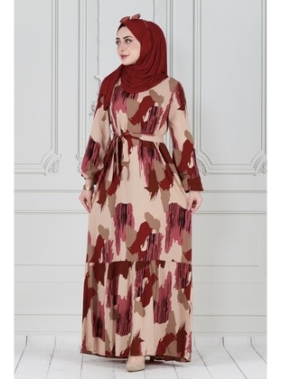 Dusty Rose - Modest Dress - Sevitli