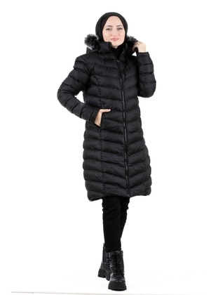 Black - Puffer Jackets - Sevitli