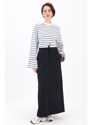 Navy Blue - Skirt - ALLDAY