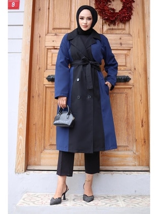 Indigo - Trench Coat - Misskayle