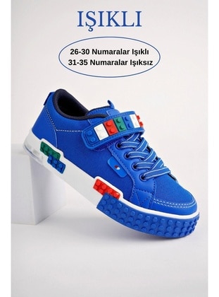 Blue - Kids Trainers - Muggo