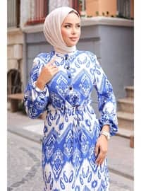 Blue - Modest Dress