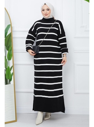 Black - Modest Dress - Hafsa Mina