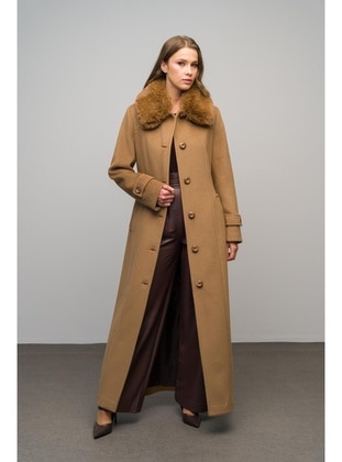 Dark Khaki - Coat - Olcay