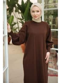 Brown - Modest Dress