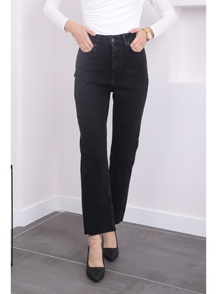 Anthracite - Denim Trousers - İmaj Butik