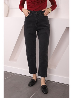 Anthracite - Denim Trousers - İmaj Butik