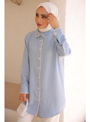 Baby Blue - Blouses - İmaj Butik