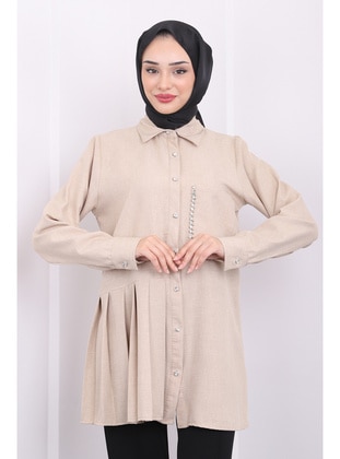 Beige - Tunic - İmaj Butik