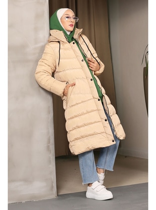 Beige - Unlined - Puffer Jackets - İmaj Butik