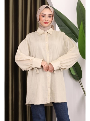 Beige - Tunic - İmaj Butik