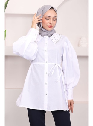 White - Blouses - İmaj Butik