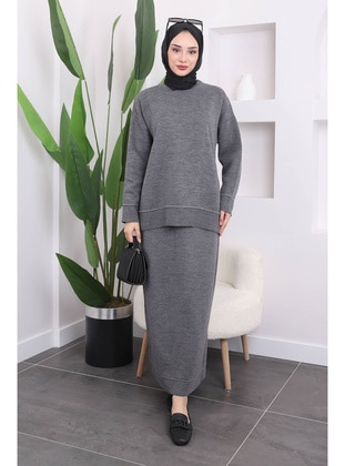 Smoke Color - Knit Suits - İmaj Butik