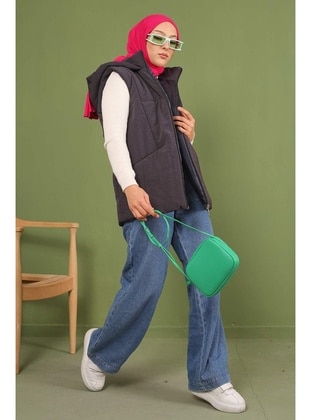 Smoke - Fully Lined - Vest - İmaj Butik