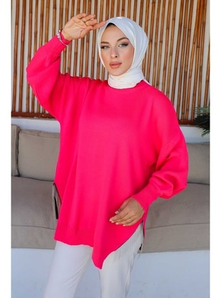 Fuchsia - Knit Tunics - İmaj Butik