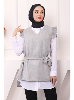 Grey - Tunic - İmaj Butik