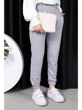 Grey - Tracksuit Bottom - İmaj Butik