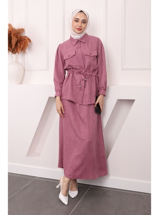 Dusty Rose - Unlined - Suit - İmaj Butik