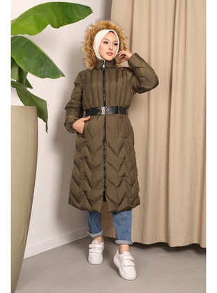 Khaki - Unlined - Puffer Jackets - İmaj Butik