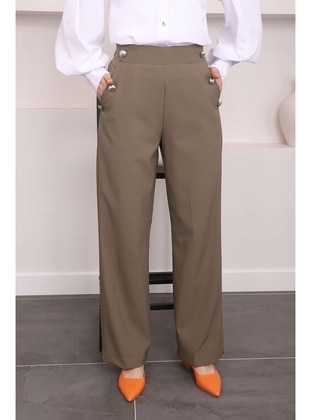 Khaki - Pants - İmaj Butik