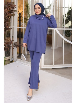 Indigo - Unlined - Suit - İmaj Butik