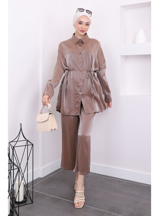 Milky Brown - Suit - İmaj Butik