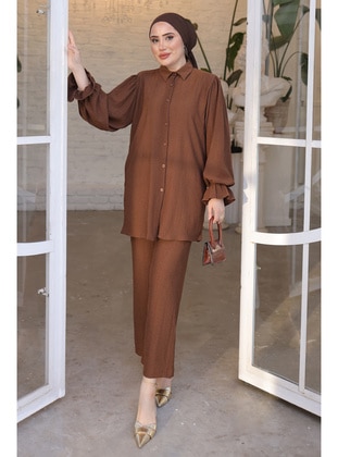 Milky Brown - Suit - İmaj Butik