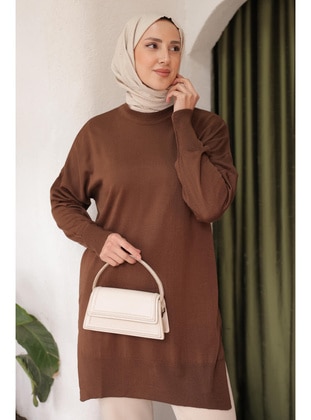 Brown - Tunic - İmaj Butik