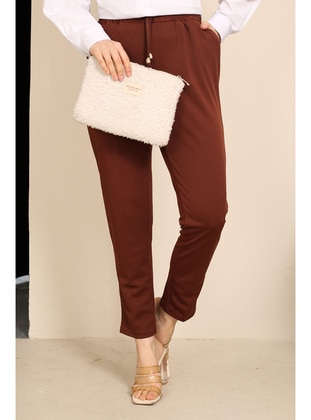 Brown - Pants - İmaj Butik