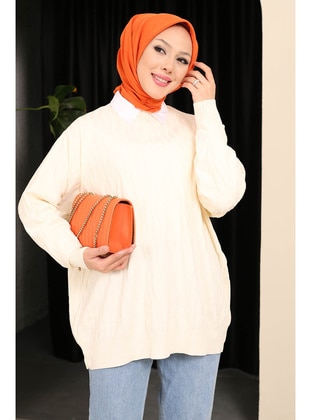 Cream - Tunic - İmaj Butik