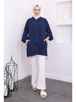 Navy Blue - Fully Lined - Jacket - İmaj Butik