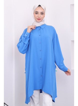 Blue - Tunic - İmaj Butik