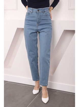 Blue - Denim Trousers - İmaj Butik