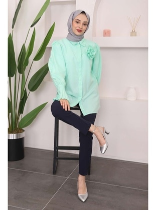 Mint Green - Blouses - İmaj Butik