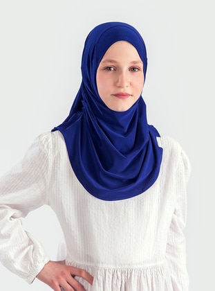 Saxe Blue - Instant Scarf - ŞALESS