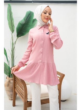 Powder Pink - Tunic - İmaj Butik