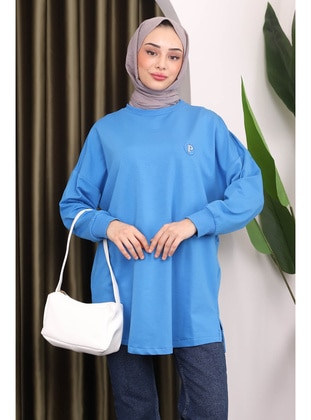 Saxe Blue - Tunic - İmaj Butik