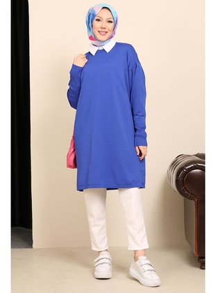 Saxe Blue - Tunic - İmaj Butik