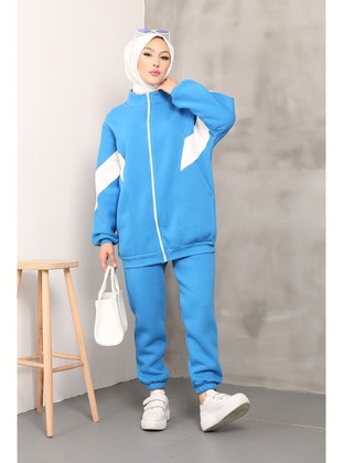 Saxe Blue - Tracksuit Set - İmaj Butik