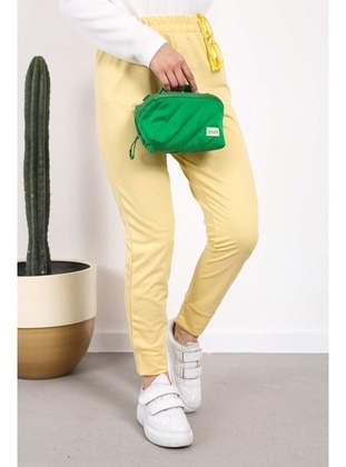 Yellow - Tracksuit Bottom - İmaj Butik