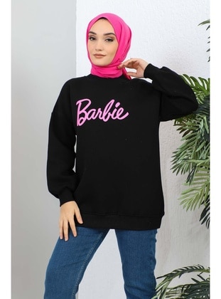 Black - Sweat-shirt - İmaj Butik