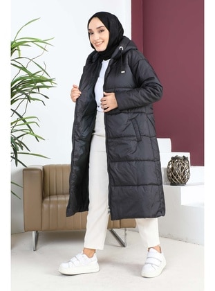 Black - Fully Lined - Puffer Jackets - İmaj Butik