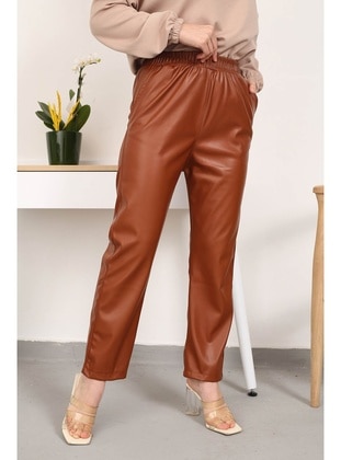 Tan - Pants - İmaj Butik