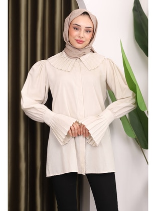 Stone Color - Blouses - İmaj Butik