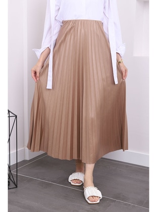 Mink - Unlined - Skirt - İmaj Butik