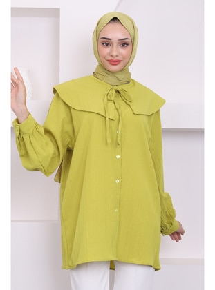 Olive Green - Tunic - İmaj Butik