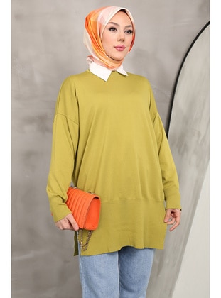 Olive Green - Tunic - İmaj Butik