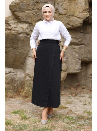 Black - Skirt - Tesettür Dünyası