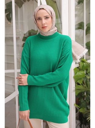 Green - Knit Tunics - İmaj Butik